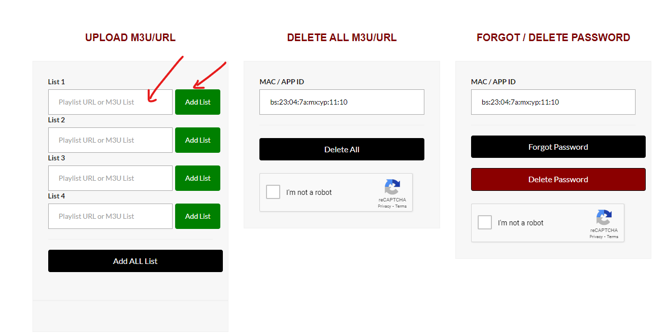 net iptv upload