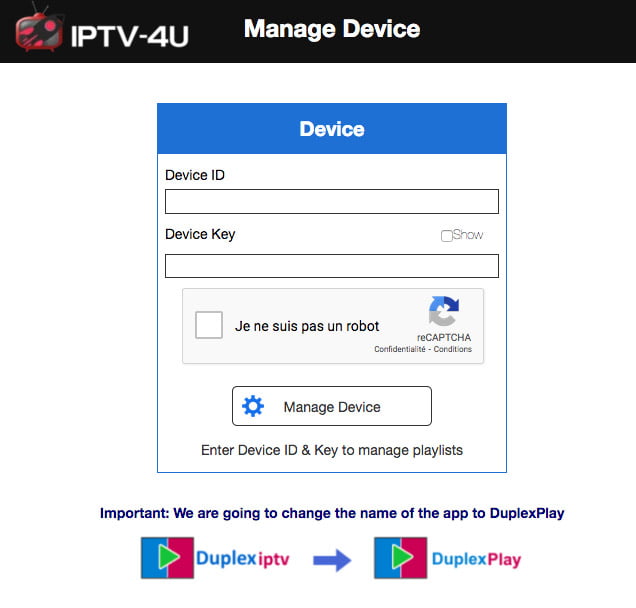 Duplex IPTV